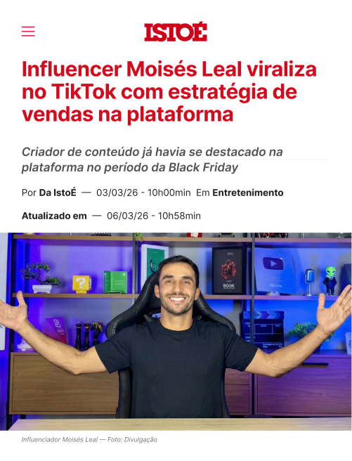 Matéria da IstoÉ sobre Moisés Leal
