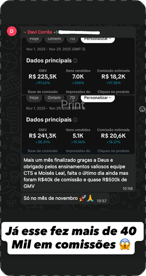 Depoimento real de aluno