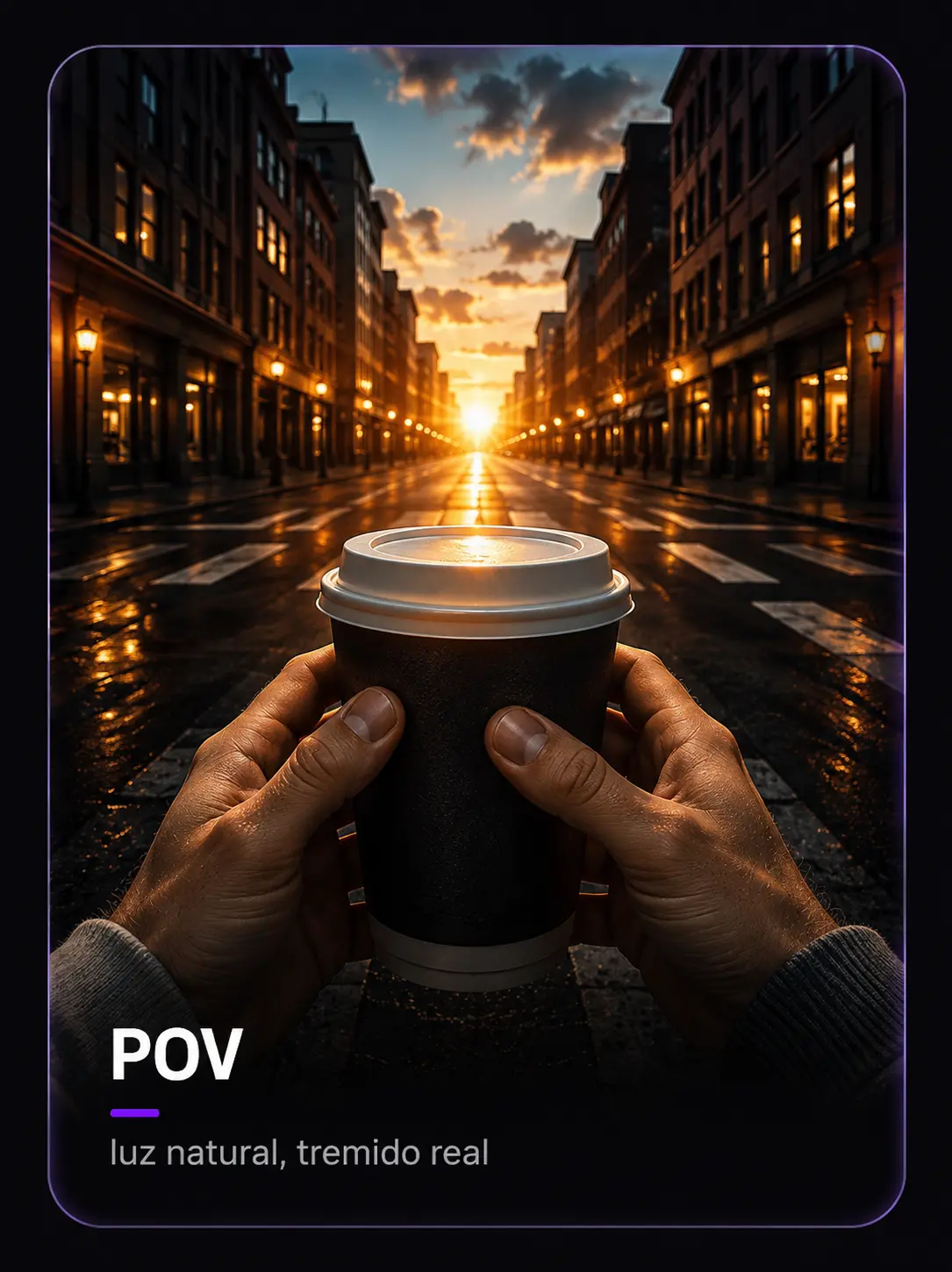 Exemplo de prompt POV