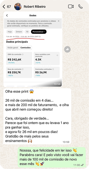 Depoimento real de aluno
