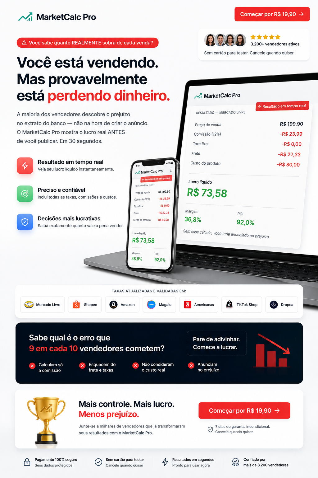 Apresentação da ferramenta MarketCalc Pro — Precificação